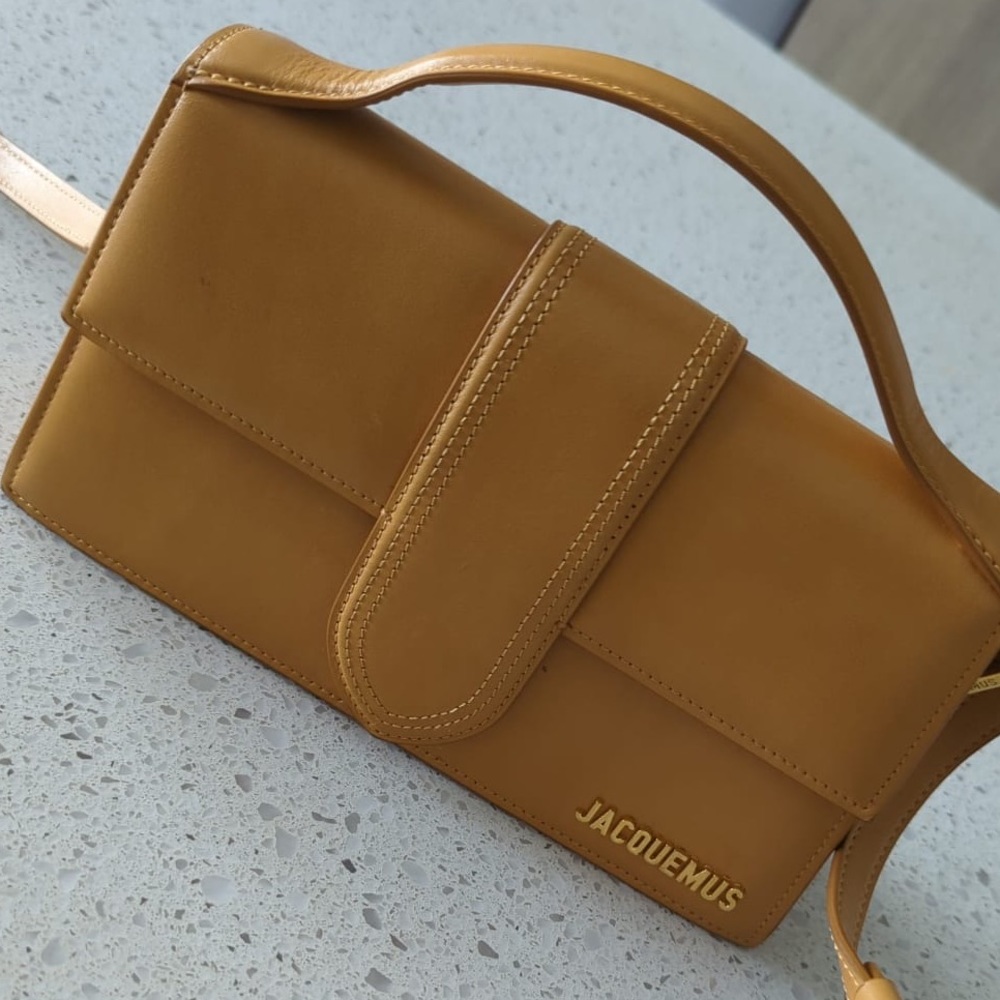 Jacquemus Le Grand Bambino leather tote